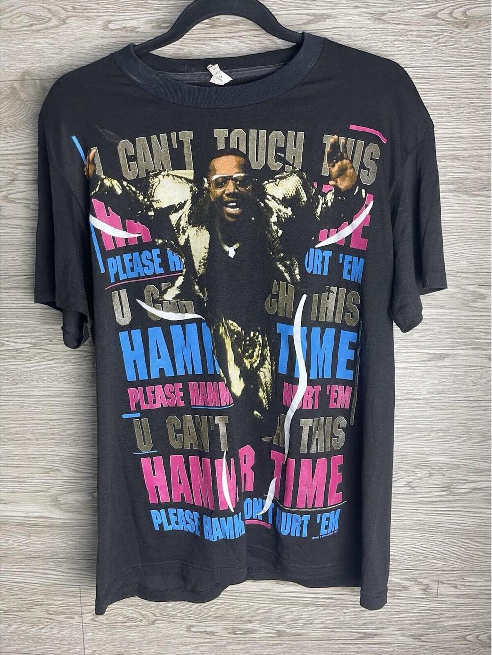 Vintage 90s MC Hammer Double-Sided AOP Shirt Size L